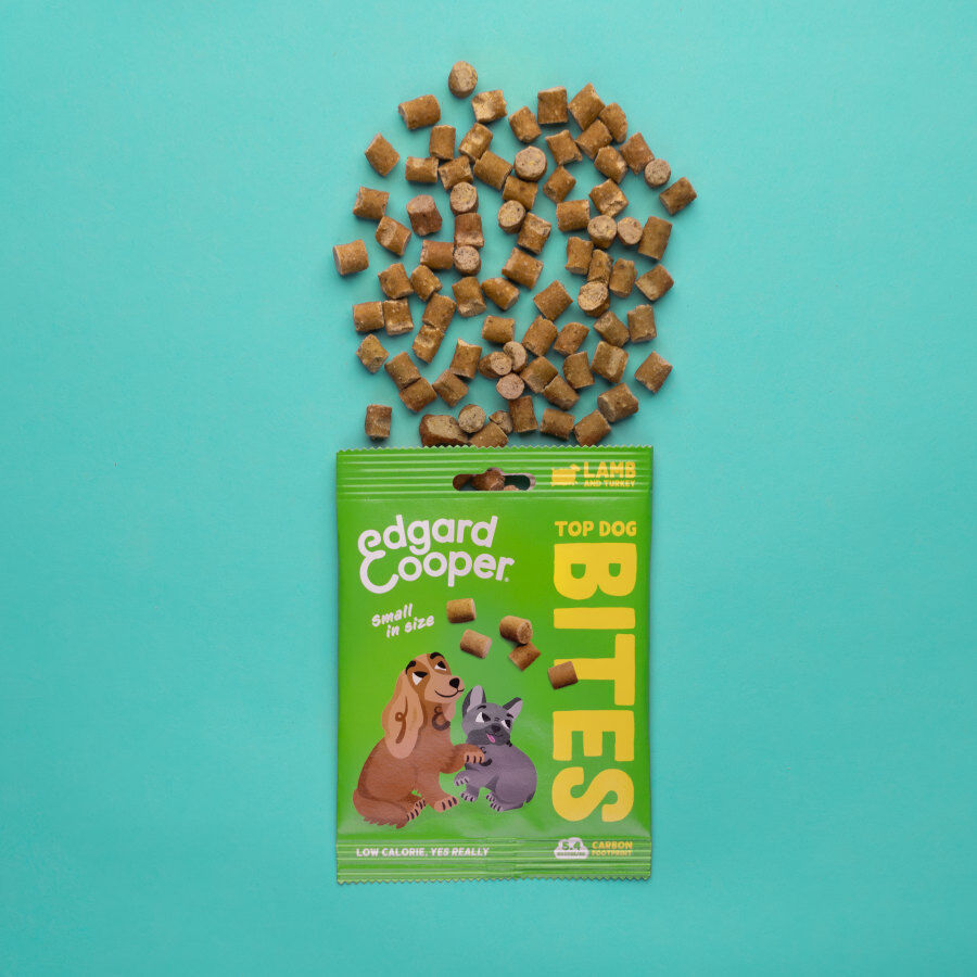 50 g Edgard & Cooper Bocaditos Mini de Cordero y Pavo para perros, , large indicador imagen numero 2